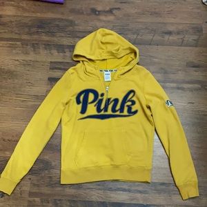 yellow quarter zip from Pink